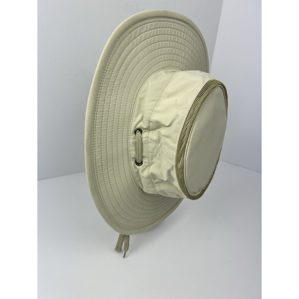 Henschel Hat USA Safari Sun Hat Khaki Wide Brim Mesh Vent Medium Outdoor Mens - Picture 2 of 8